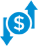Cash flow icon
